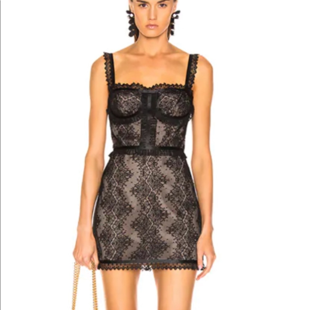 Alexis Kesi black/nude lingerie dress Size S